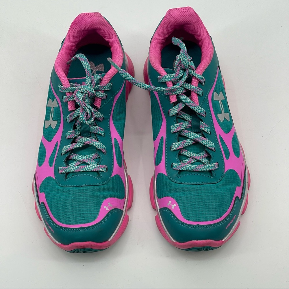UNDER ARMOUR STORM YOUTH SIZE 7, VERY GOOD CONDITION, PREOWNED, PINK , G…